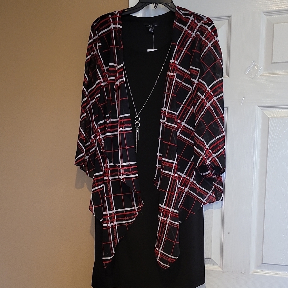 R&K Black Dress Elegant Layering Essential